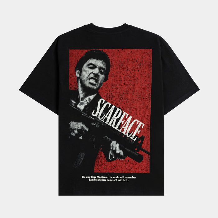 SP x Scarface Tony Mens Short Sleeve Shirt (Black/White)