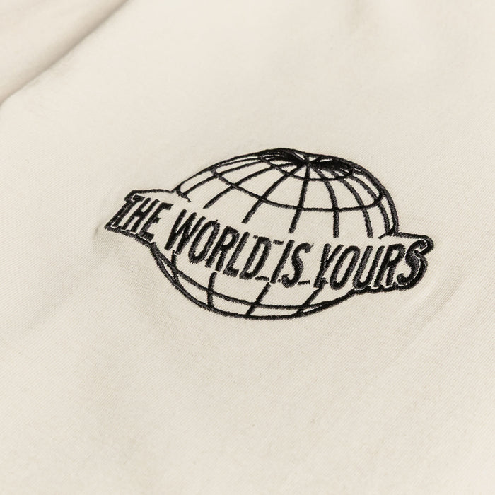 SP x Scarface Tony Mens Short Sleeve Shirt (Cream/Brown)