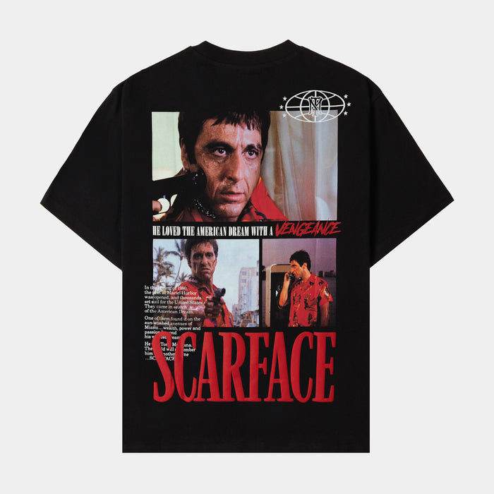 SP x Scarface World Is Yours Mens Short Sleeve Shirt (Black/Red)