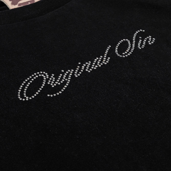 Spoiled By God Womens Short Sleeve Shirt (Black/Pink)