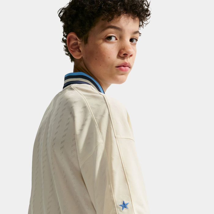 Sportwear Clean Grade School Jersey (Soft Pearl/Midnight Navy/University Blue)