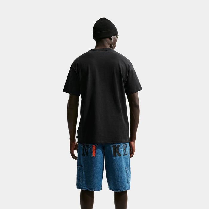 Sportwear Premium Essentials Mens Short Sleeve Shirt (Black)