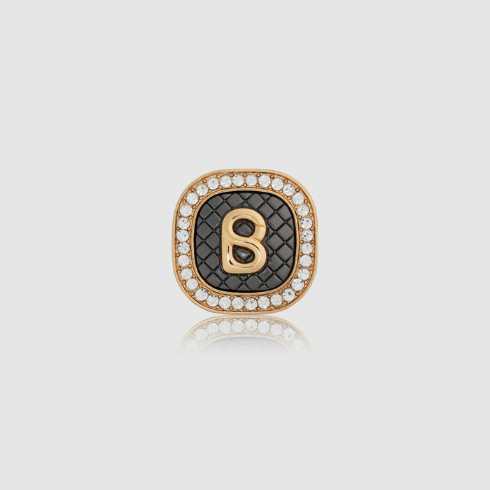 square pin brooch package in gold by buttonscarves
