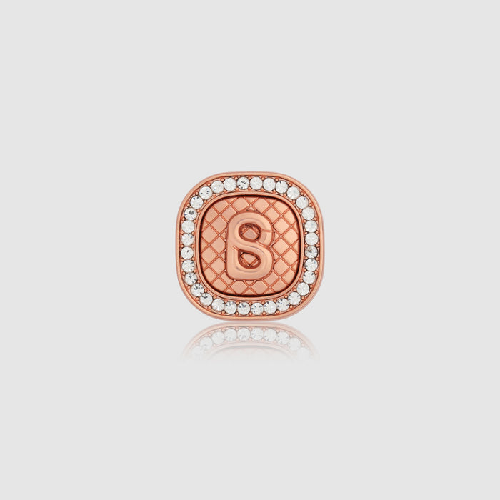 square pin brooch package in rose gold by buttonscarves