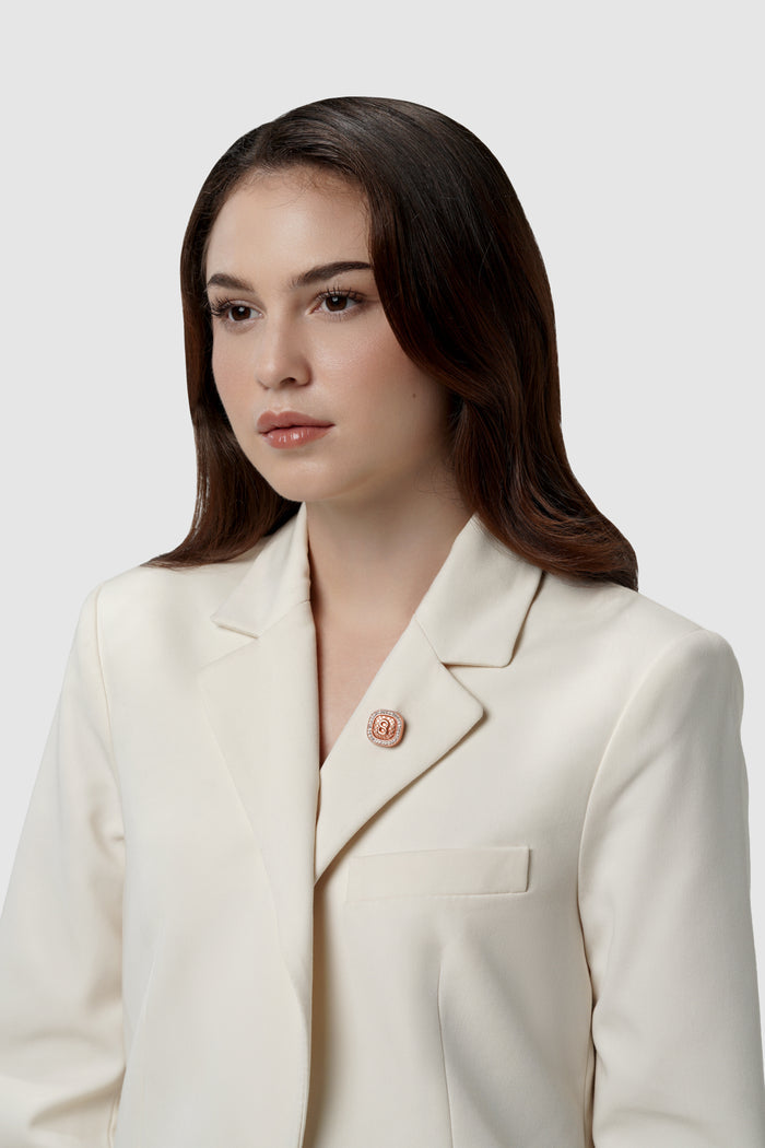 square pin brooch package in rose gold by buttonscarves on blazers