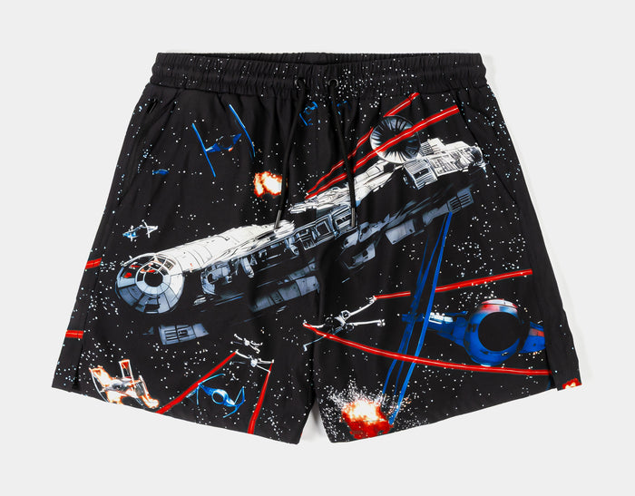 Star Wars By Shoe Palace All Over Print Hybrid Mens Shorts (Black/Red)