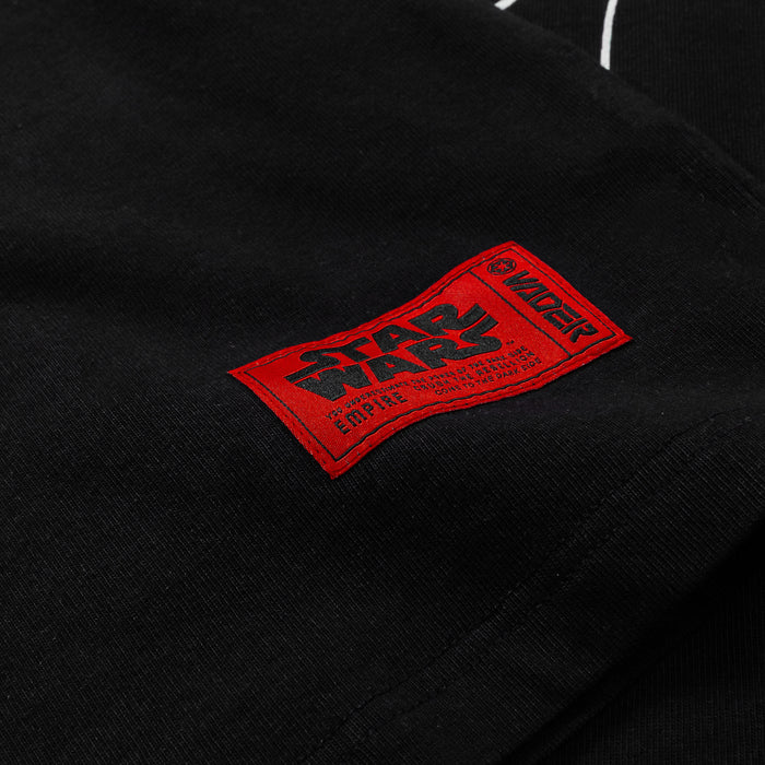 Star Wars By Shoe Palace Dark Side Mens Long Sleeve Shirt (Black/White)