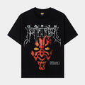 Star Wars By Shoe Palace Darth Maul Mens Short Sleeve Shirt (Black/White)