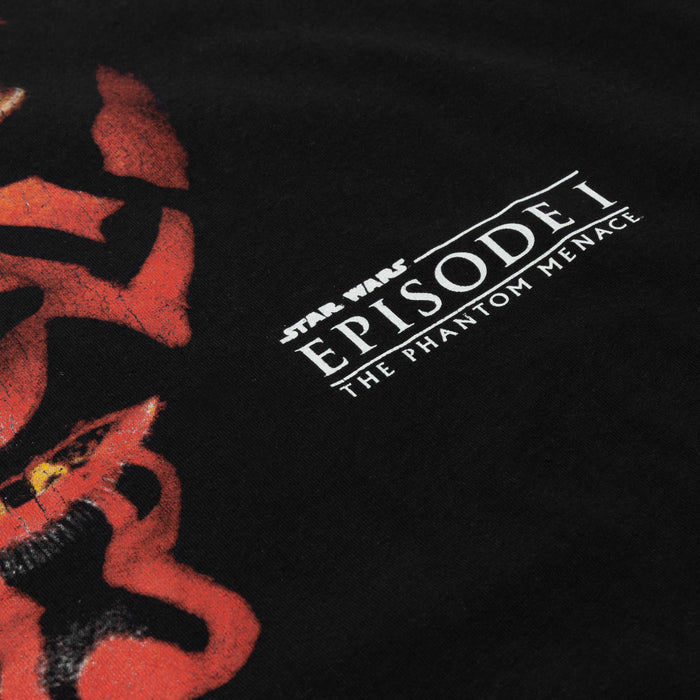 Star Wars By Shoe Palace Darth Maul Mens Short Sleeve Shirt (Black/White)