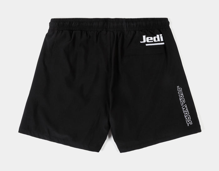 Star Wars By Shoe Palace Jedi Fleece Mens Shorts (Black/White)