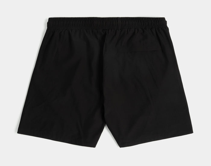 Studded Guadalupe Long Fleece Mens Shorts (Black/White)