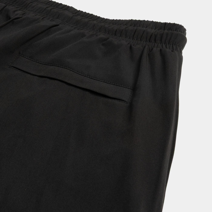 Studded Guadalupe Long Fleece Mens Shorts (Black/White)