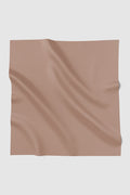 sunday basic square scarf in almond by buttonscarves