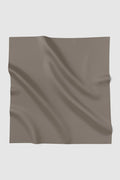 sunday basic square scarf in ash clay by buttonscarves