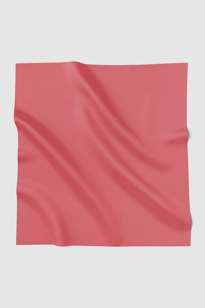 sunday basic square scarf in blush rose by buttonscarves