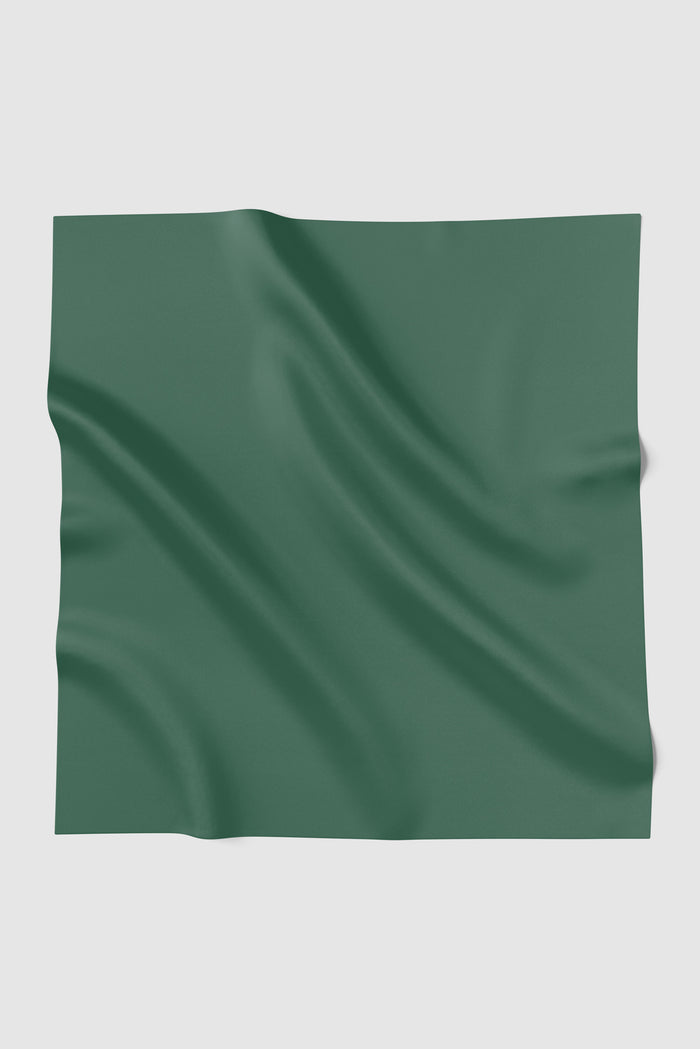 sunday basic square scarf in forest by buttonscarves