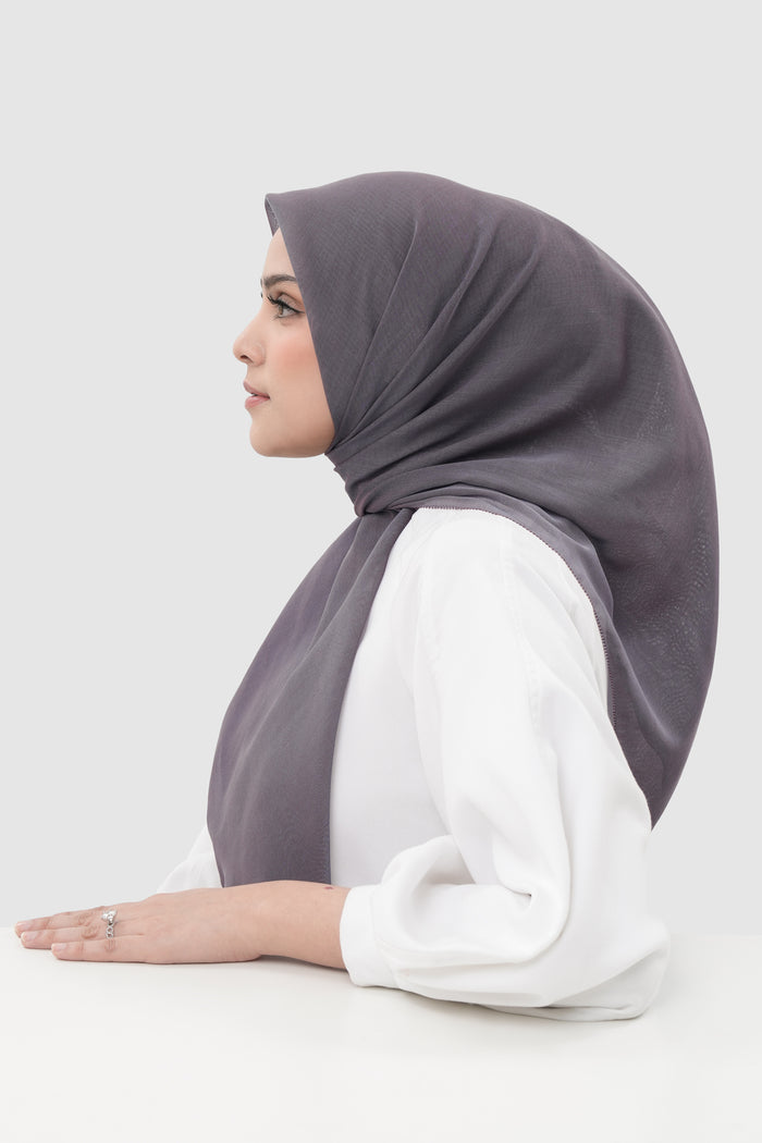 sunday basic square scarf in horizon by buttonscarves side vie