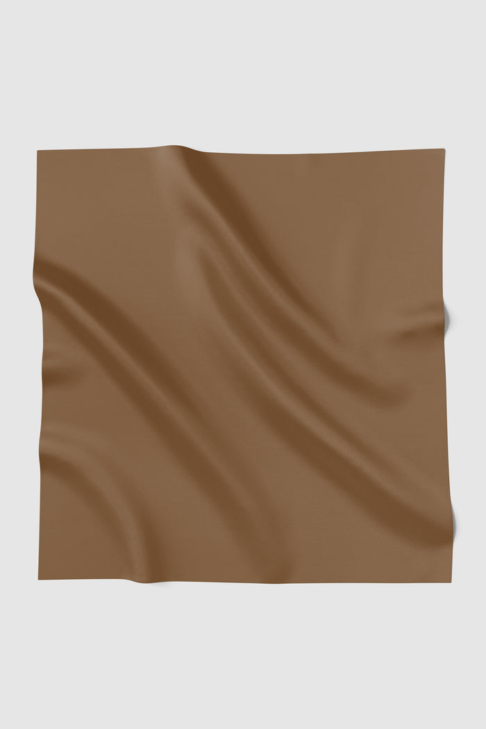 sunday basic square scarf in rustwood by buttonscarves