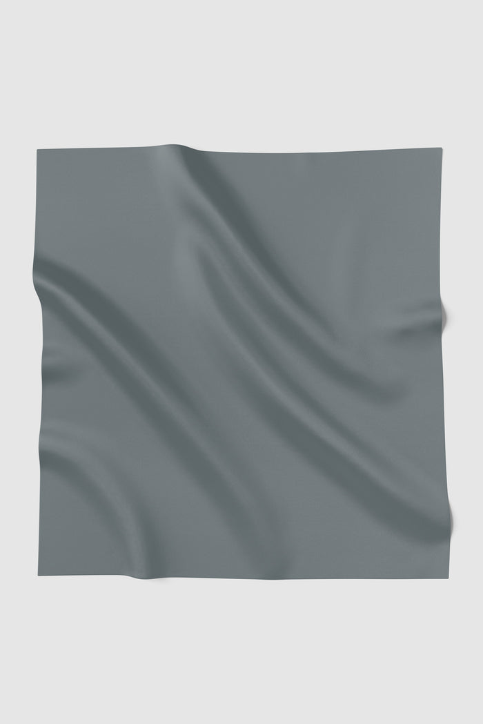 sunday basic square scarf in soft marine by buttonscarves