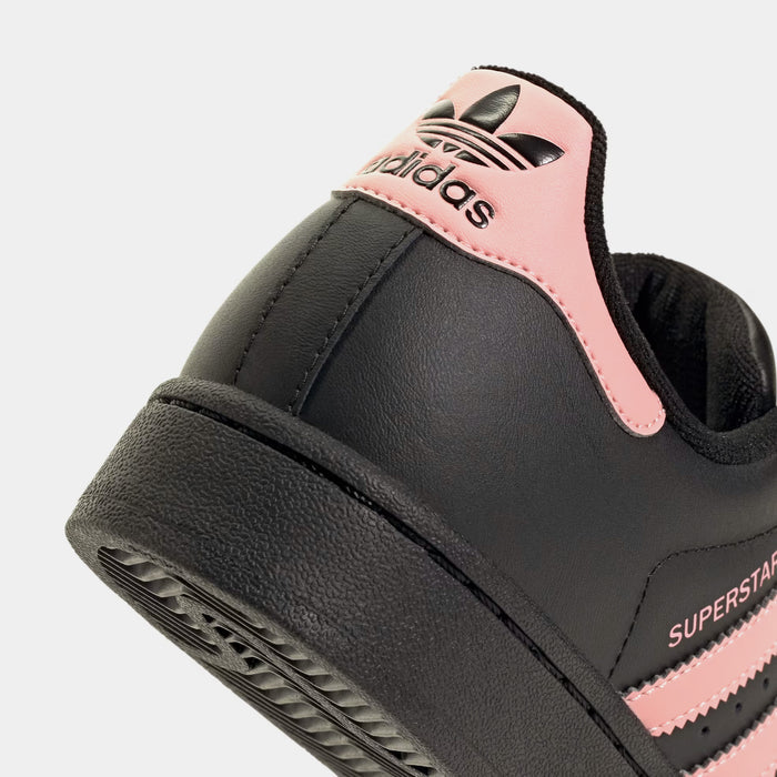 Superstar II Grade School Lifestyle Shoes (Black/Pink/Black)
