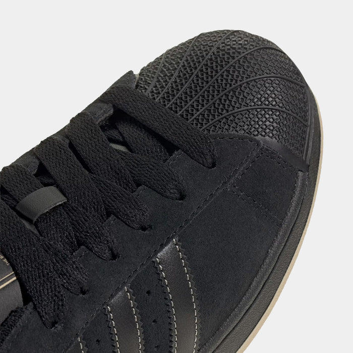 Superstar II Mens Lifestyle Shoes (Core Black/Core Balck/Stone Khaki)