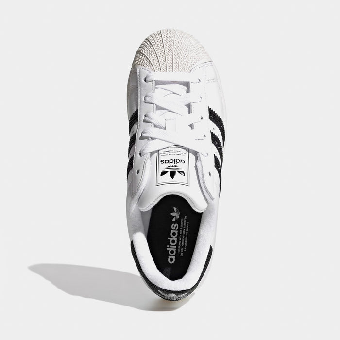 Superstar II Rhinestone Womens Lifestyle Shoes (Cloud White/Core Black/Off White)