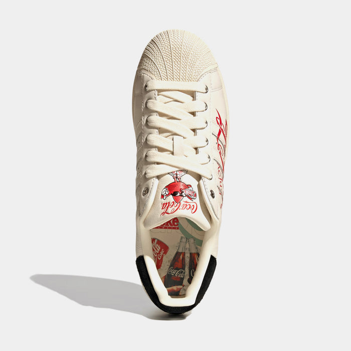 Superstar II x Coca Cola Mens Lifestyle Shoes (Core White/Core Black/Cream White)