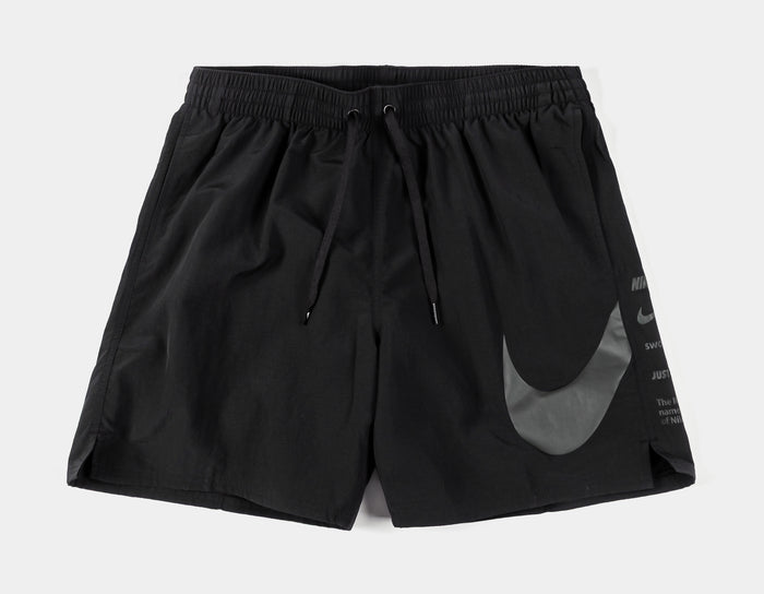 Swim Breaker 7" Lined Volley Mens Shorts (Black/Gray)