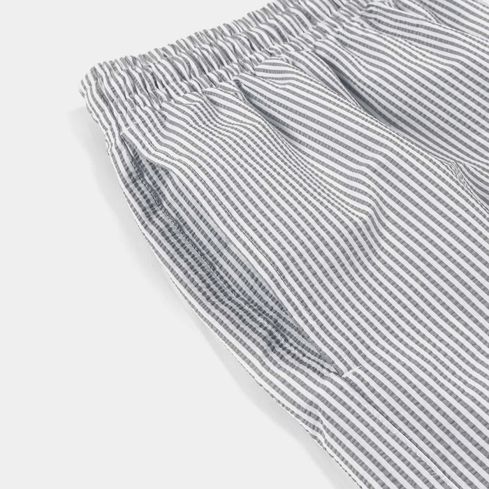 Swim Breaker 7" Volley Mens Shorts (Black/White)