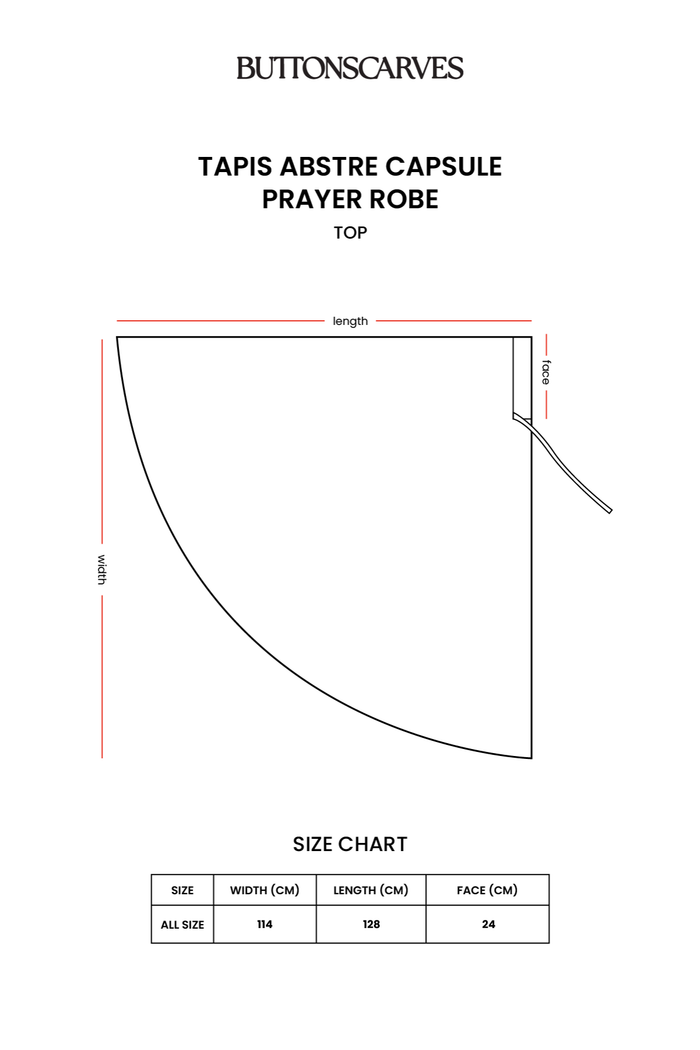 Tapis Abstre Capsule Prayer Robe - Choco