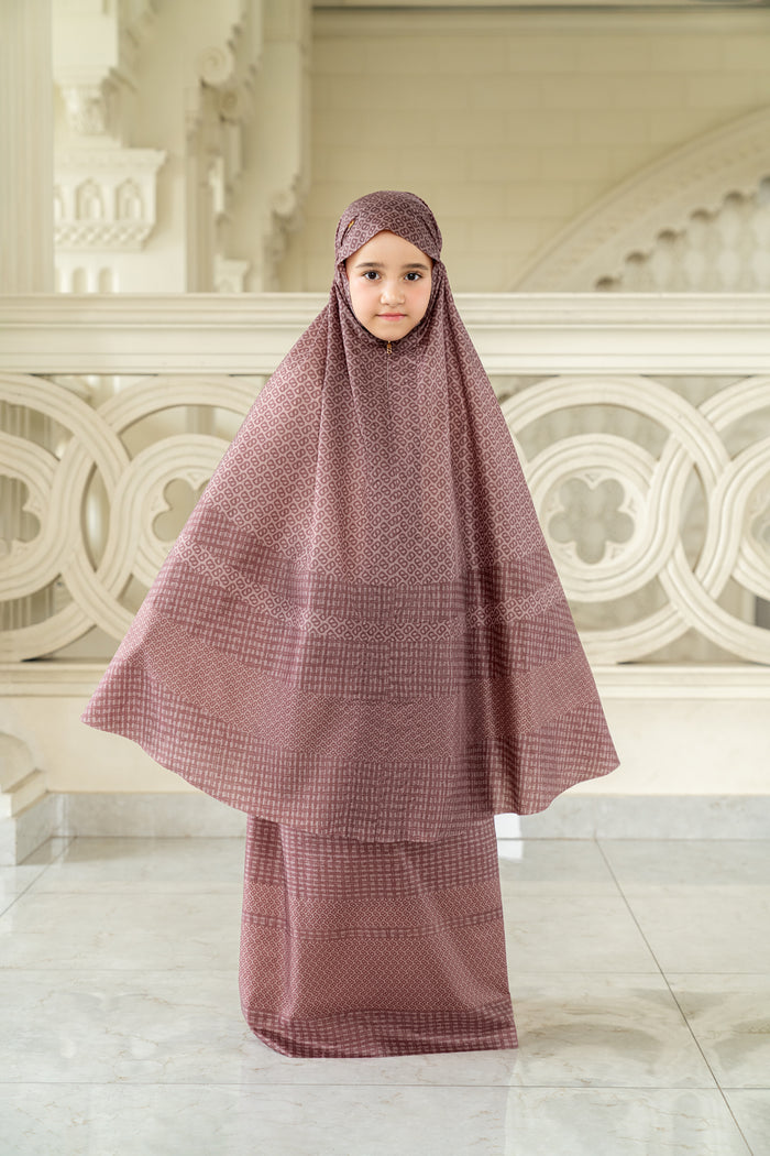 Tapis Abstre Kids Capsule Prayer Robe - Redwood