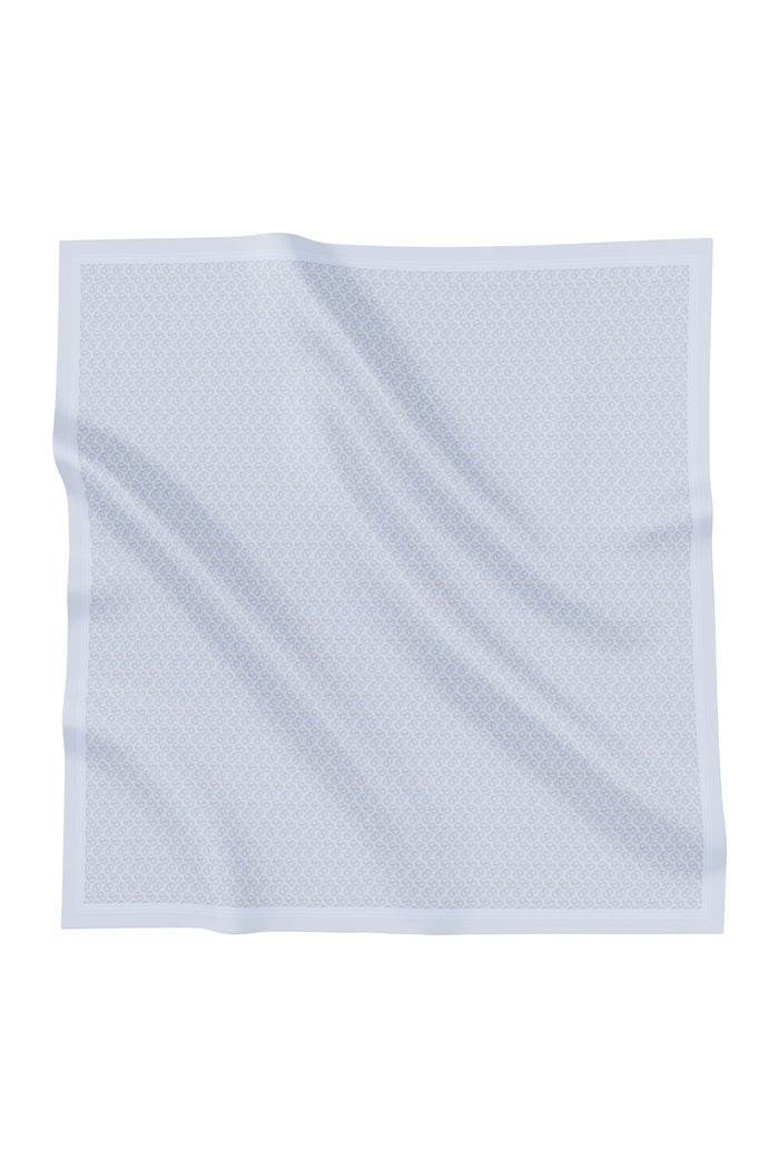 tapis de fleur square scarf in formal gray by buttonscarves