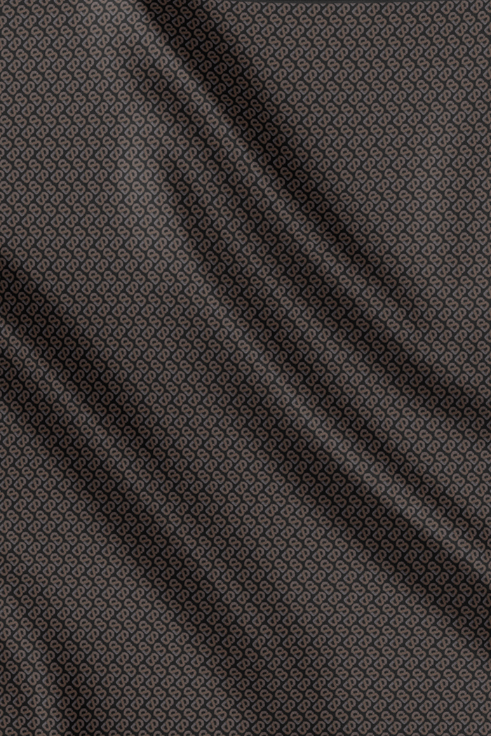 tapis de fleur square scarf in moonless night by buttonscarves pattern detail