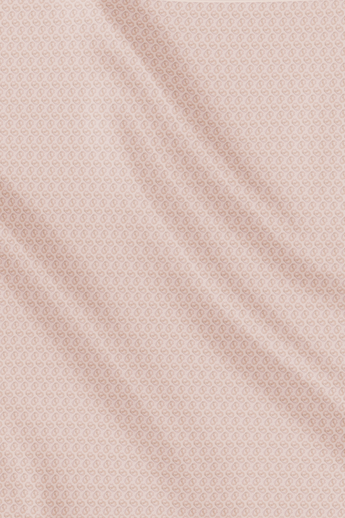 tapis de fleur square scarf in shell by buttonscarves pattern detail