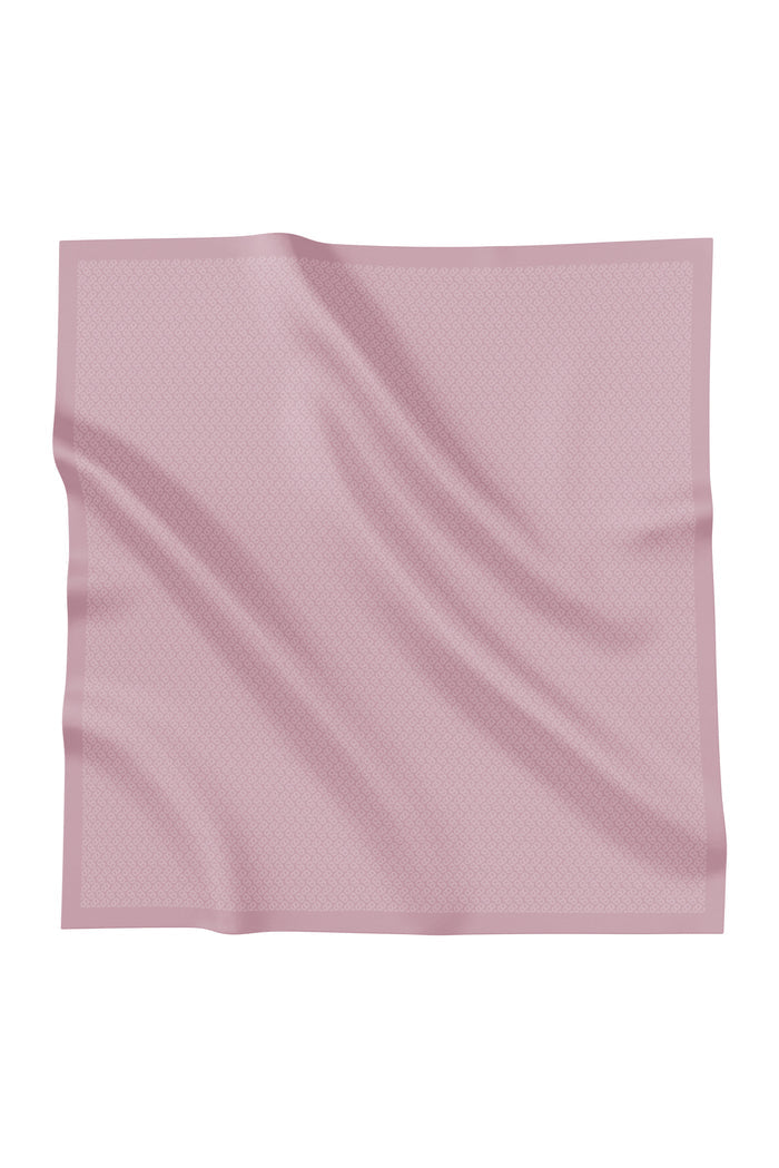 tapis square scarf in bridal rose by buttonscarves