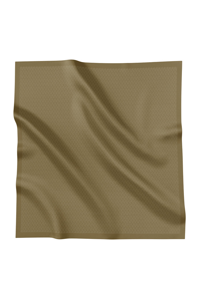 tapis square scarf in cumin by buttonscarves