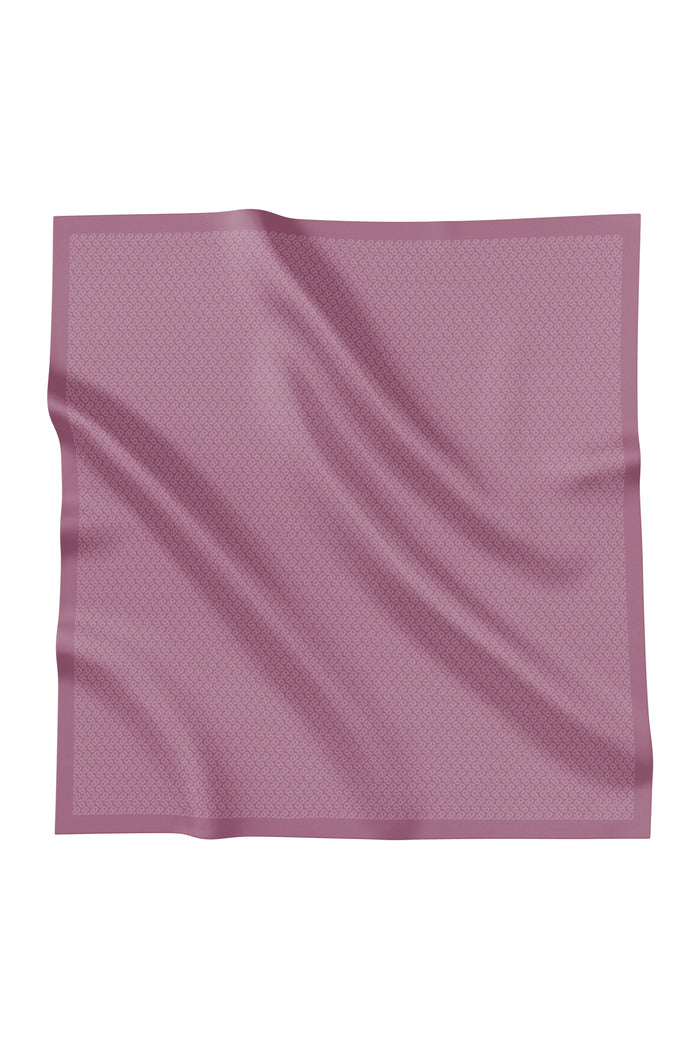 tapis square scarf in deco rose by buttonscarves