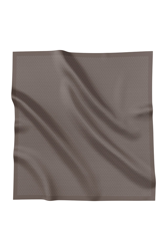 tapis square scarf in iron by buttonscarves