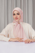 tapis square scarf in rose water by buttonscarves