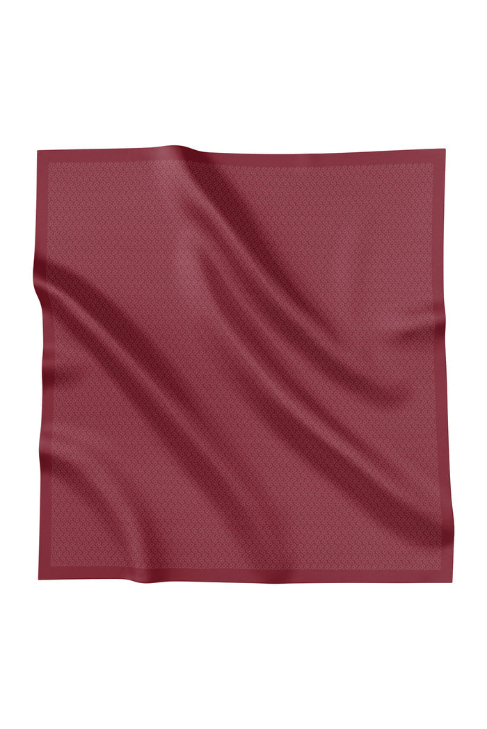 tapis square scarf in scarlet sage by buttonscarves