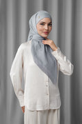 tapis tie back square scarf in alloy by buttonscarves style look