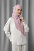 tapis tie back square scarf in bridal rose by buttonscarves style look