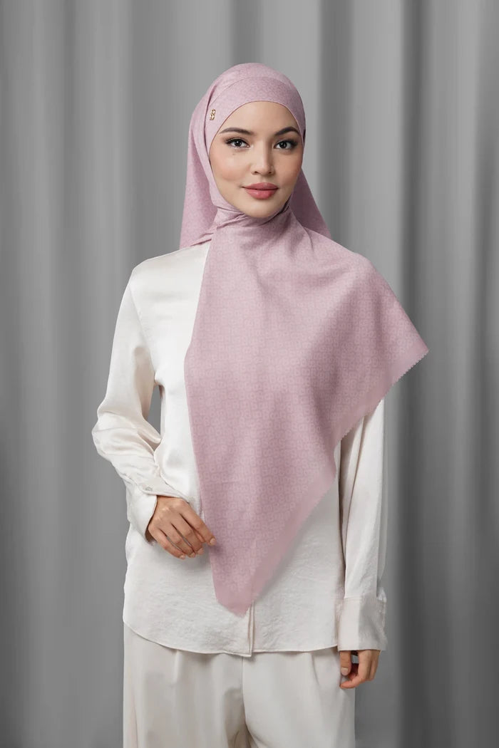 tapis tie back square scarf in bridal rose by buttonscarves style look