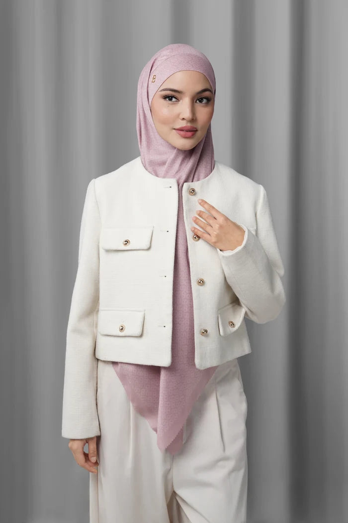 tapis tie back square scarf in bridal rose by buttonscarves