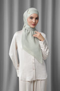 tapis tie back square scarf in cement by buttonscarves style look