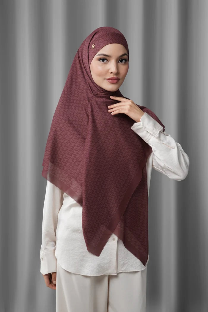 tapis tie back square scarf in red dahlia by buttonscarves