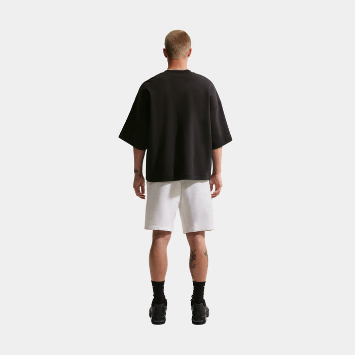 Tech Fleece Mens Shorts (Birch Heather/Black)