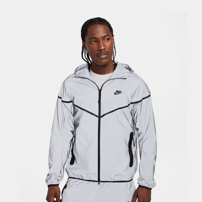 Tech Woven Reflective Mens Jacket (Reflect Silver/Black)