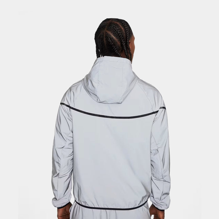 Tech Woven Reflective Mens Jacket (Reflect Silver/Black)