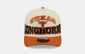 Texas Longhorns Arched 950AF Snapback Mens Hat (Tan/Orange/Black)